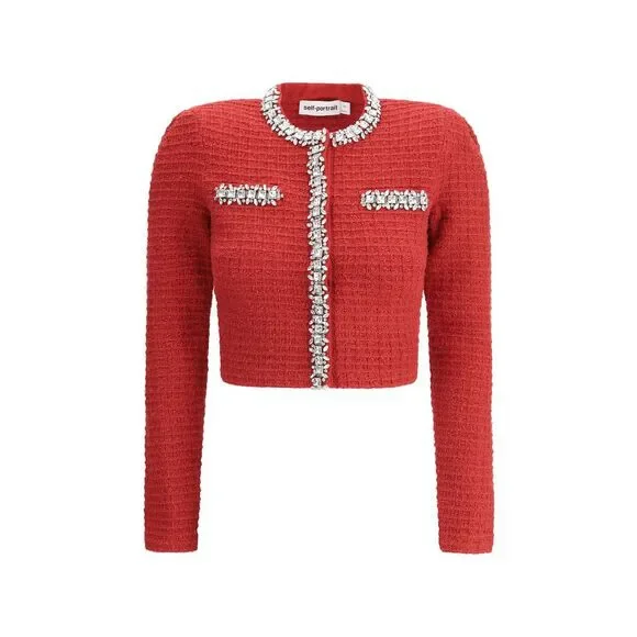 Self-Portrait | Sweaters | Selfportrait Knit Jacket | Poshmark